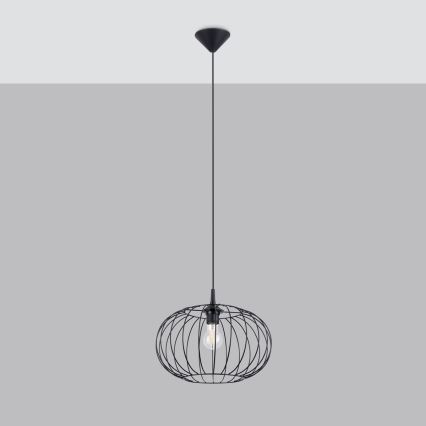 Chandelier on a string TSUNO 1xE27/15W/230V black