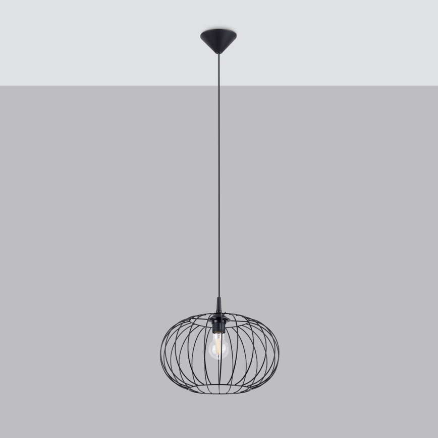 Chandelier on a string TSUNO 1xE27/15W/230V black