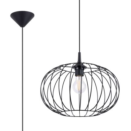 Chandelier on a string TSUNO 1xE27/15W/230V black