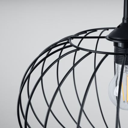 Chandelier on a string TSUNO 1xE27/15W/230V black
