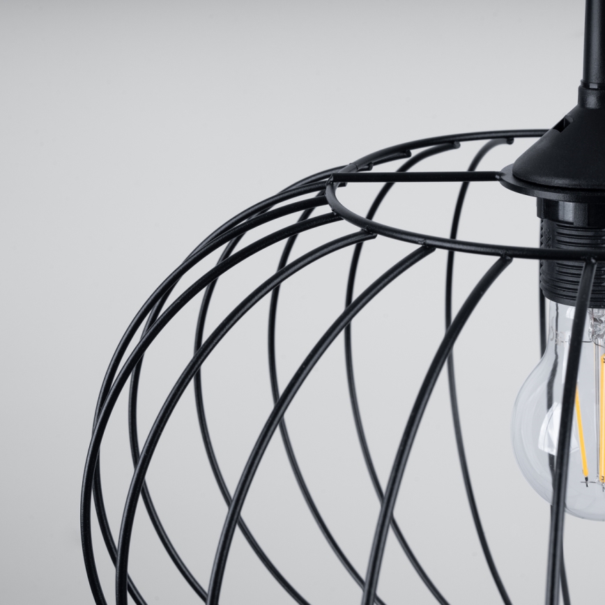 Chandelier on a string TSUNO 1xE27/15W/230V black