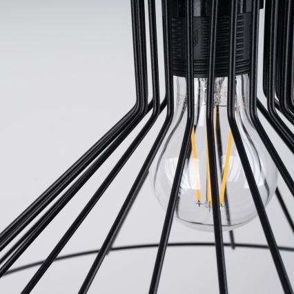 Chandelier on a string EDA 1xE27/15W/230V black
