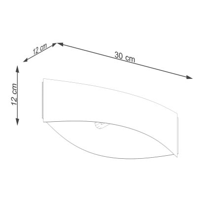 Wall light TONI 1xG9/8W/230V black