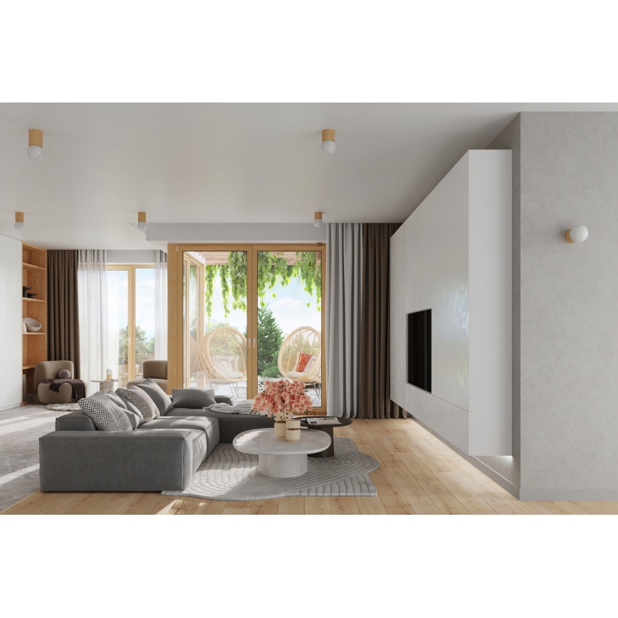 Wall spotlight BOOMO 1xG9/8W/230V beech
