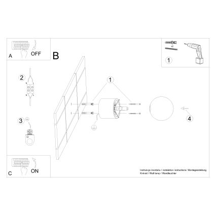 Wall spotlight BOOMO 1xG9/8W/230V beech