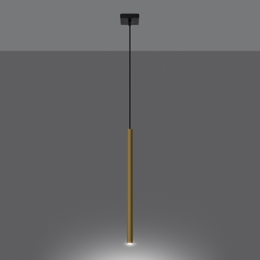 Chandelier on a string PASTELO 1xG9/8W/230V gold