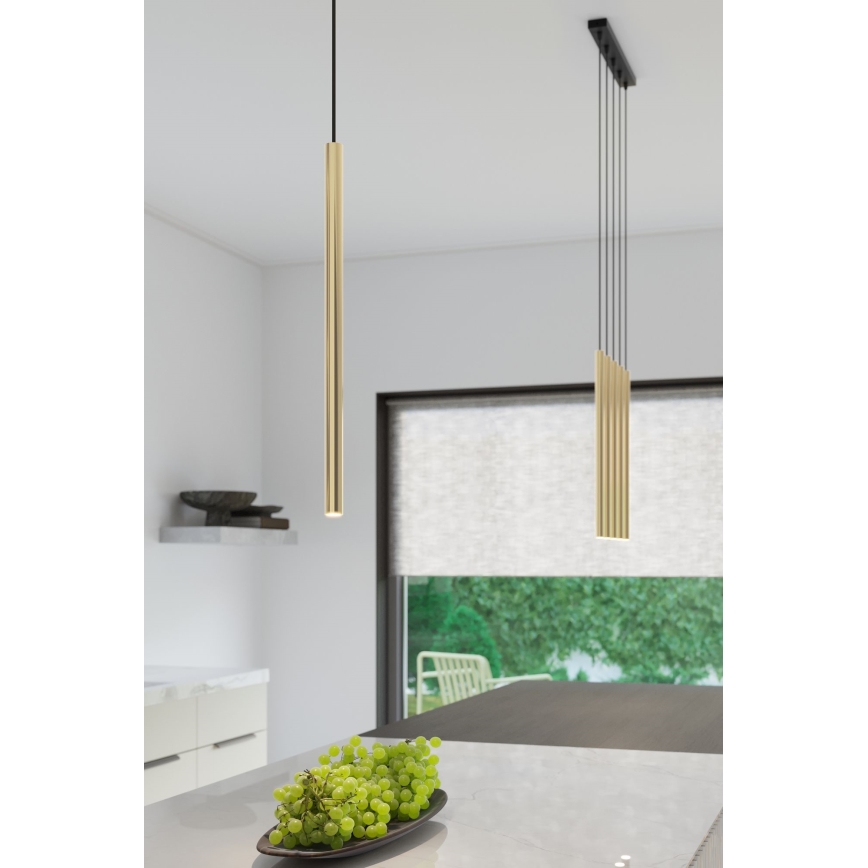 Chandelier on a string PASTELO 1xG9/8W/230V gold