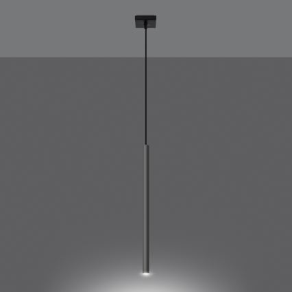 Chandelier on a string PASTELO 1xG9/8W/230V shiny chrome