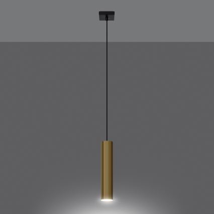 Chandelier on a string LAGOS 1xGU10/10W/230V gold