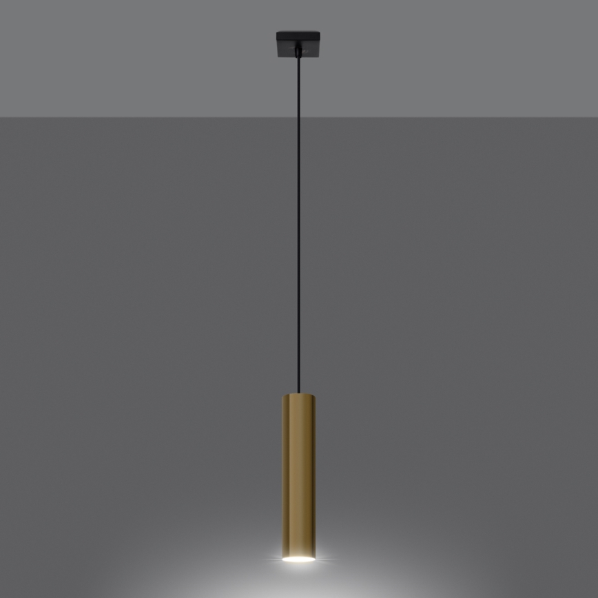 Chandelier on a string LAGOS 1xGU10/10W/230V gold