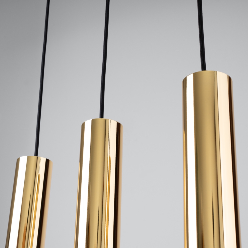 Chandelier on a string LAGOS 3xGU10/10W/230V gold