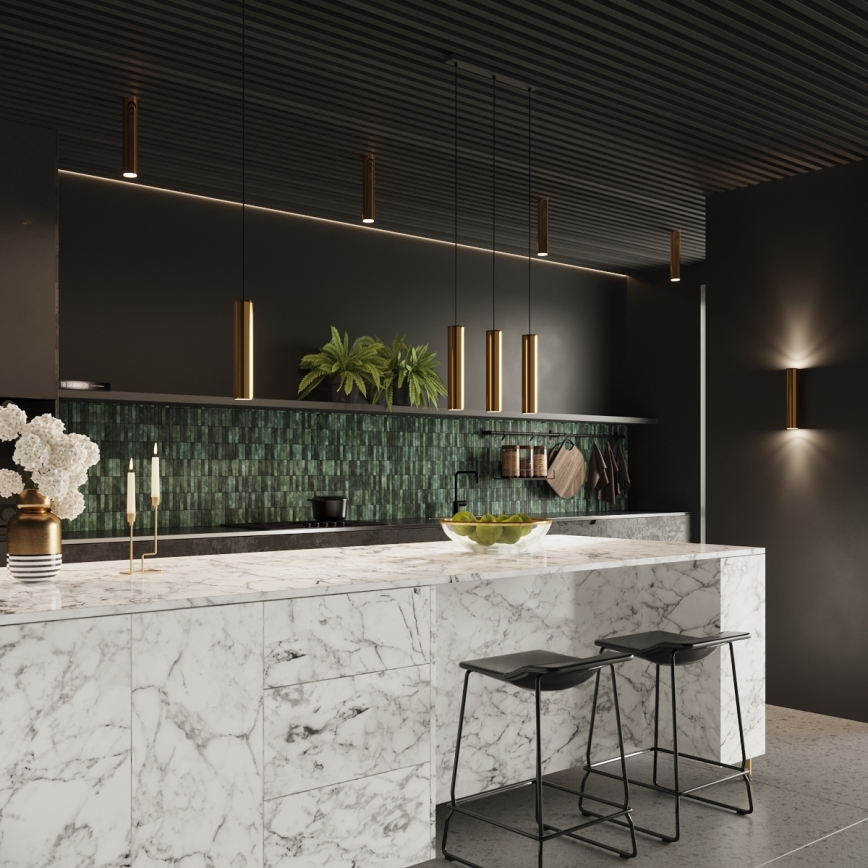 Wall light LAGOS 2xGU10/10W/230V gold