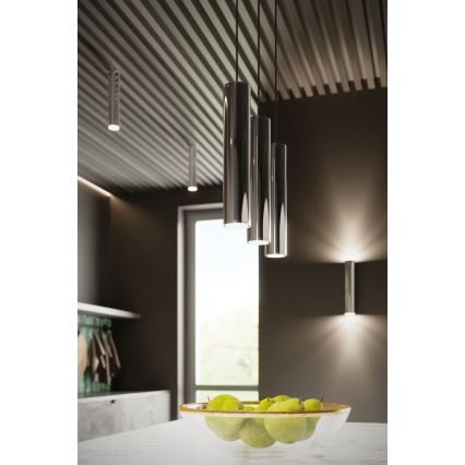 Chandelier on a string LAGOS 1xGU10/10W/230V shiny chrome