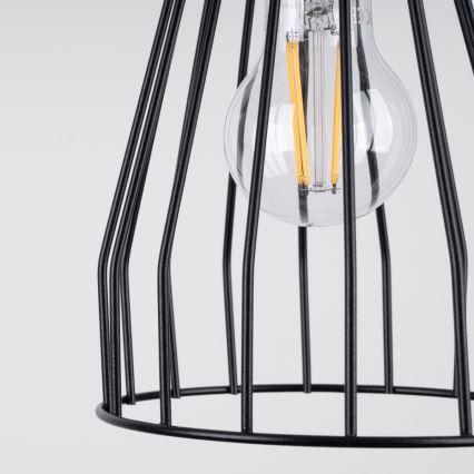 Chandelier on a string LEYO 1xE27/15W/230V black