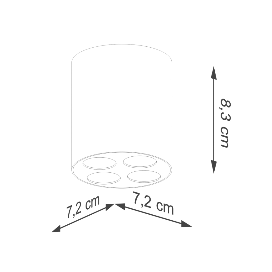 LED Spotlight ZOE LED/9W/230V white