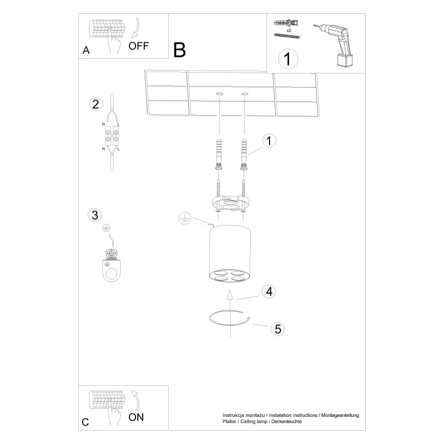 LED Spotlight ZOE LED/9W/230V white