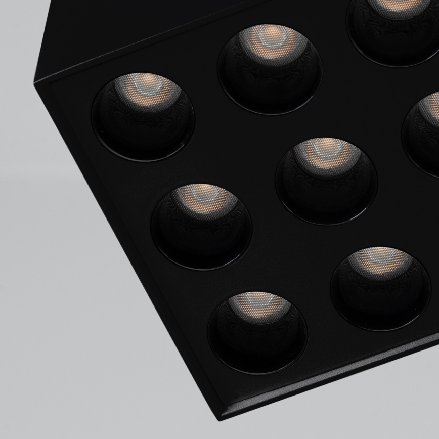 LED Spotlight OZZY LED/16W/230V black