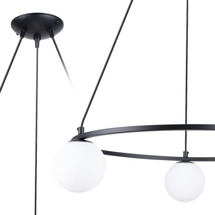 Chandelier on a string YOLI 3xG9/8W/230V black