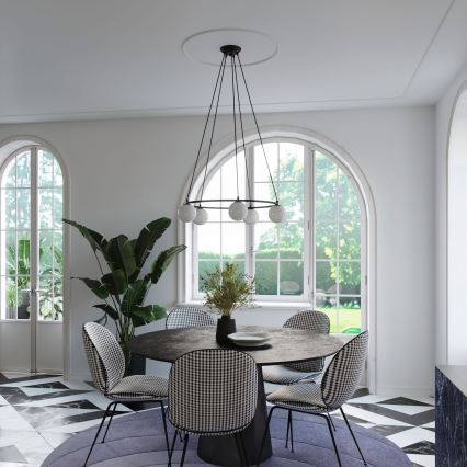 Chandelier on a string YOLI 5xG9/8W/230V black