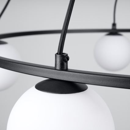 Chandelier on a string YOLI 5xG9/8W/230V black