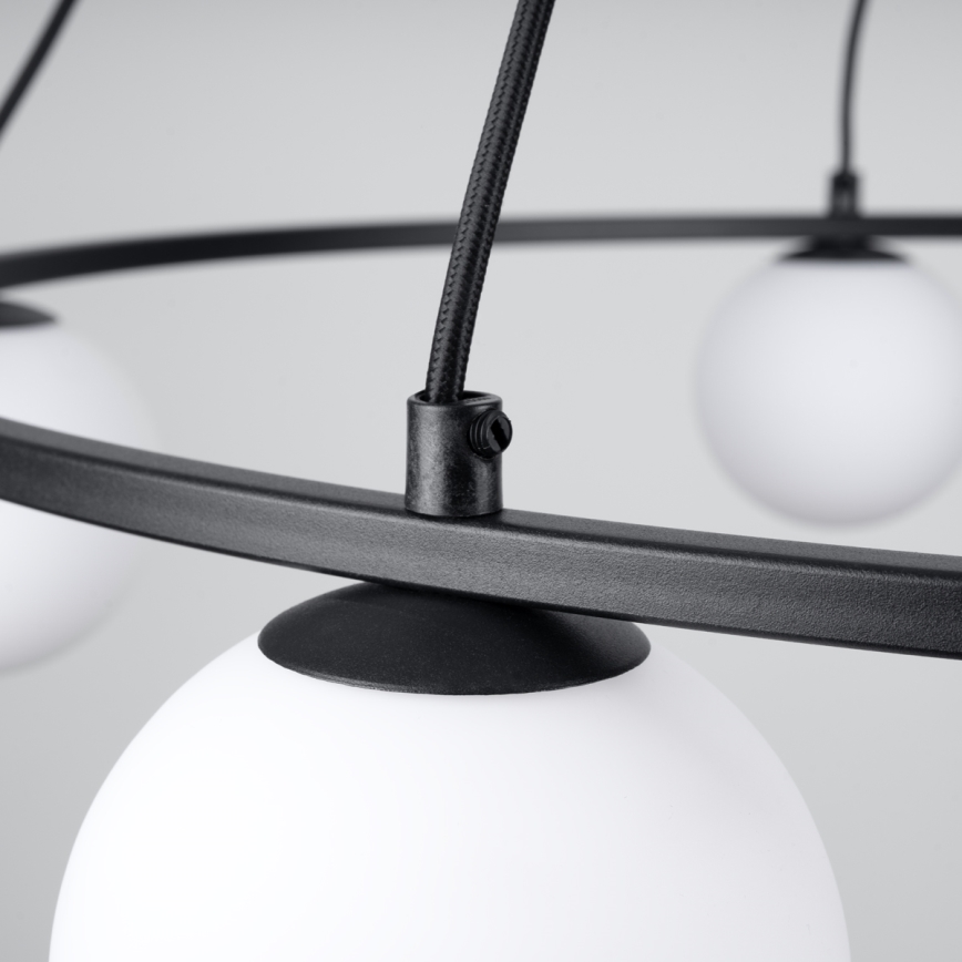 Chandelier on a string YOLI 5xG9/8W/230V black