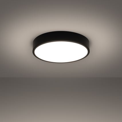 ONYX LED Ceiling Light, 32W/230V, Ø 40 cm, Black