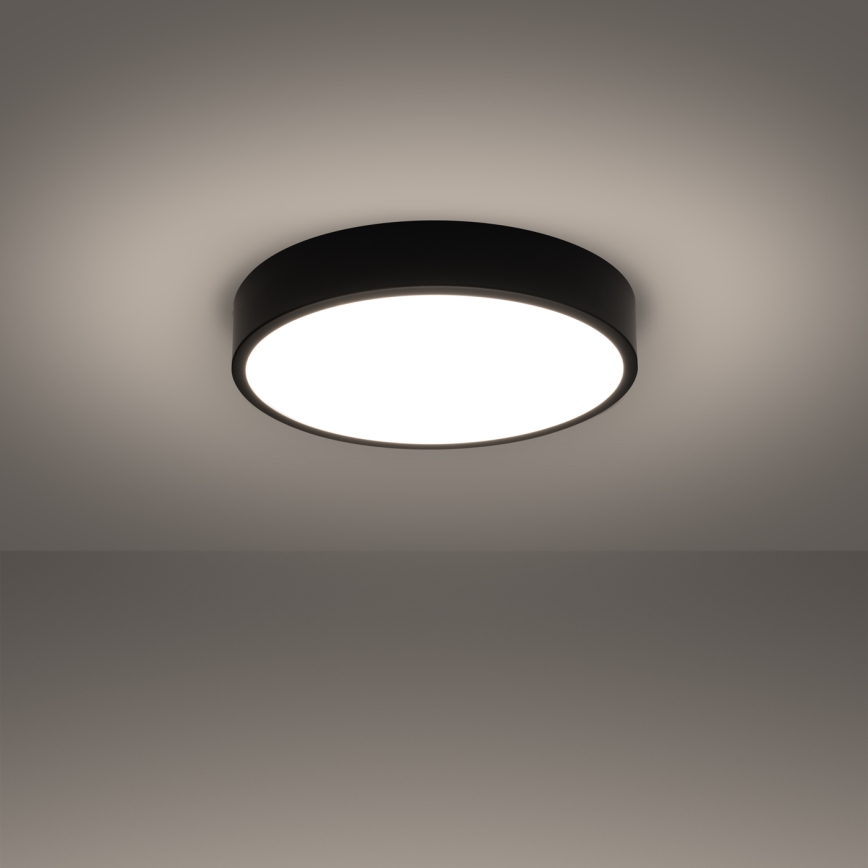 ONYX LED Ceiling Light, 32W/230V, Ø 40 cm, Black
