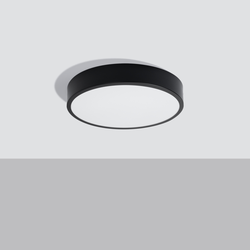 ONYX LED Ceiling Light, 32W/230V, Ø 40 cm, Black