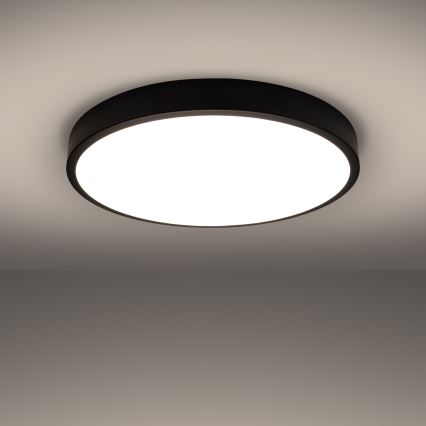 ONYX LED Ceiling Light, 48W/230V, Ø 60 cm, Black