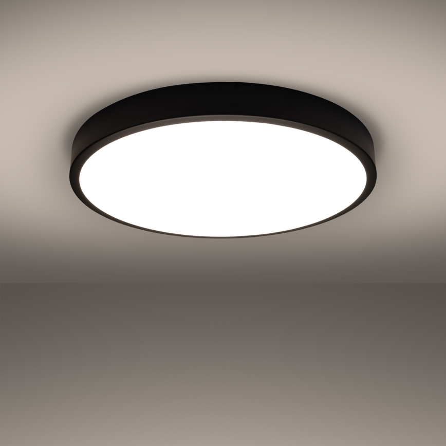 ONYX LED Ceiling Light, 48W/230V, Ø 60 cm, Black