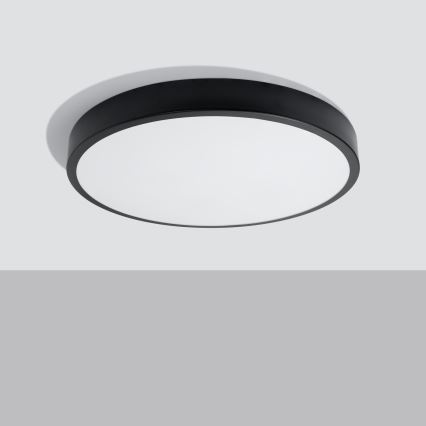 ONYX LED Ceiling Light, 48W/230V, Ø 60 cm, Black