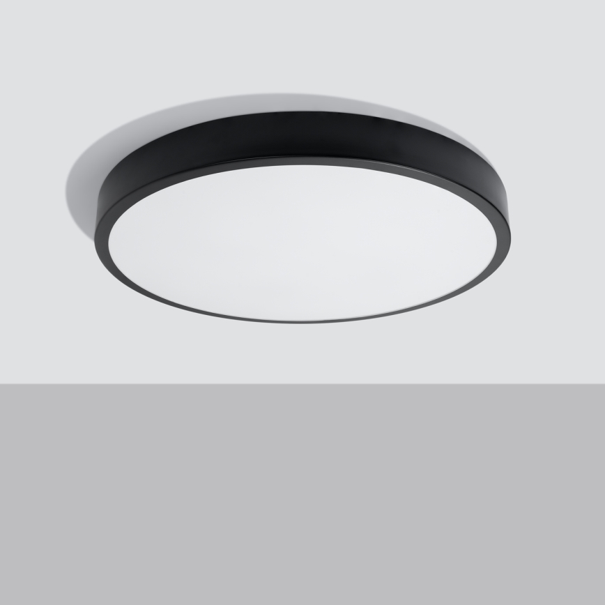 ONYX LED Ceiling Light, 48W/230V, Ø 60 cm, Black