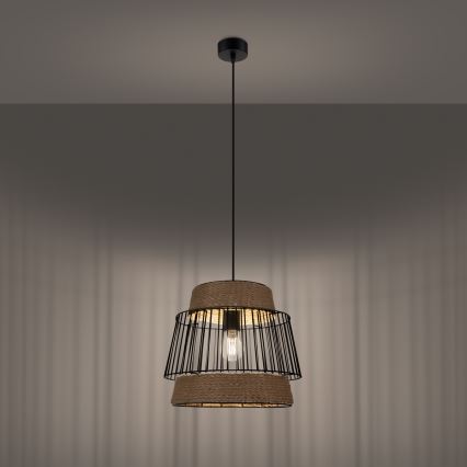 Chandelier on a string BRILO 1xE27/15W/230V