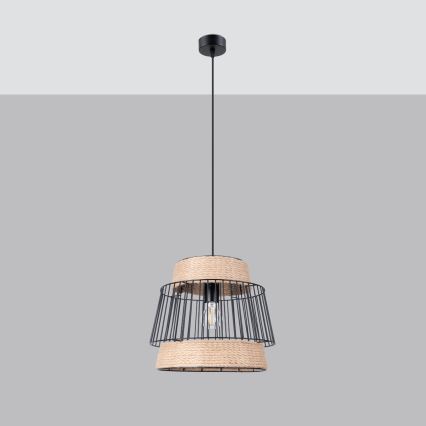 Chandelier on a string BRILO 1xE27/15W/230V