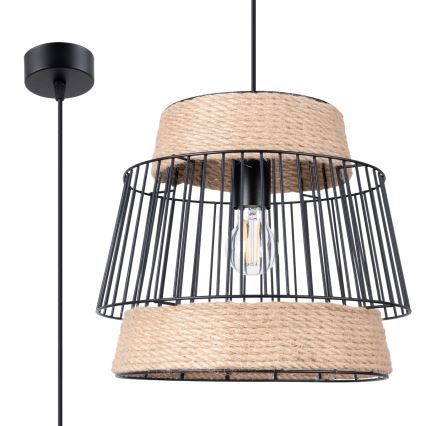 Chandelier on a string BRILO 1xE27/15W/230V