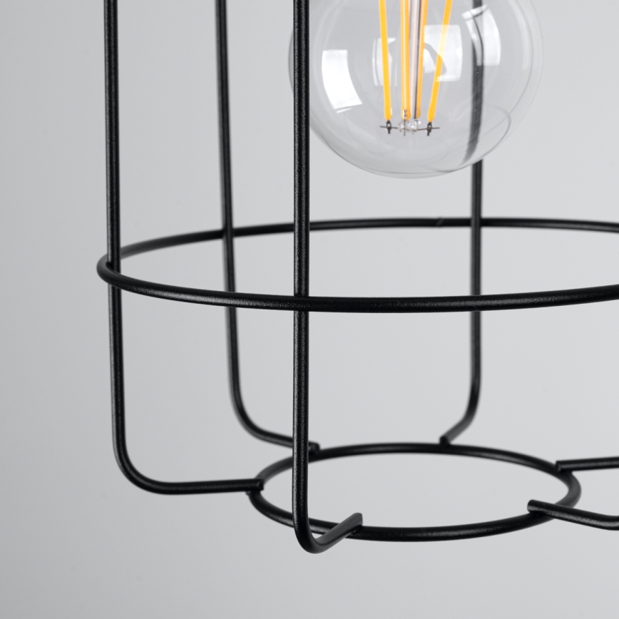 Ceiling light GOTTO 1xE27/15W/230V black/beech