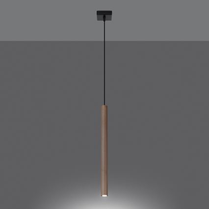 Chandelier on a string PASTELO 1xG9/8W/230V beech