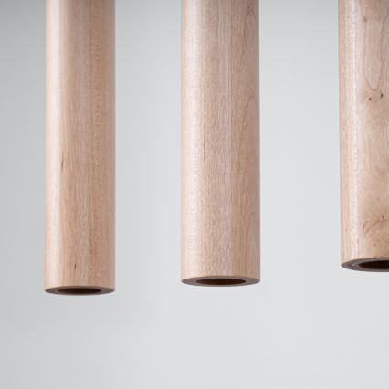 Chandelier on a string PASTELO 5xG9/8W/230V beech