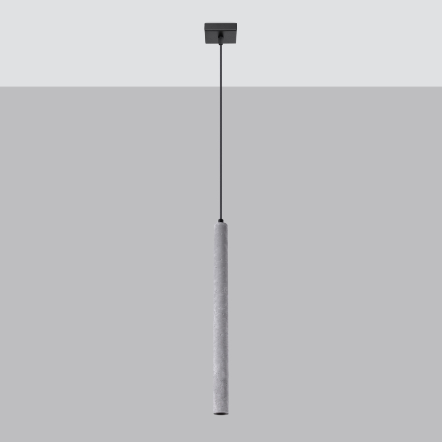 Chandelier on a string PASTELO 1xG9/8W/230V concrete