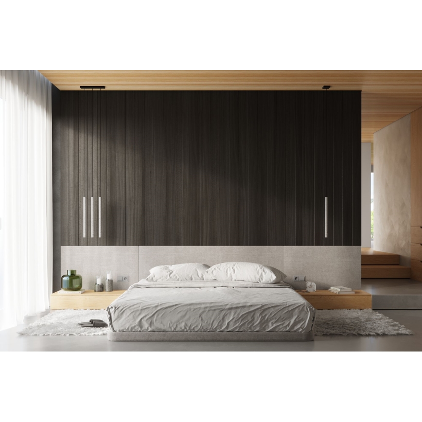 Chandelier on a string PASTELO 1xG9/8W/230V concrete