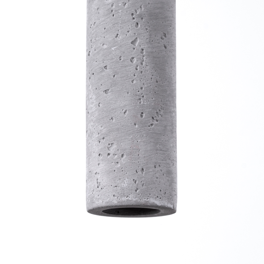 Chandelier on a string PASTELO 1xG9/8W/230V concrete