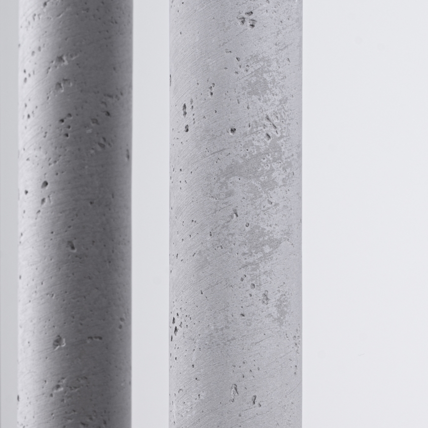 Chandelier on a string PASTELO 5xG9/8W/230V concrete