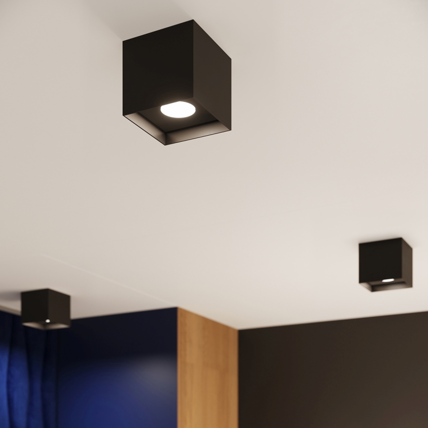 Spotlight HATI 1xGU10/10W/230V black