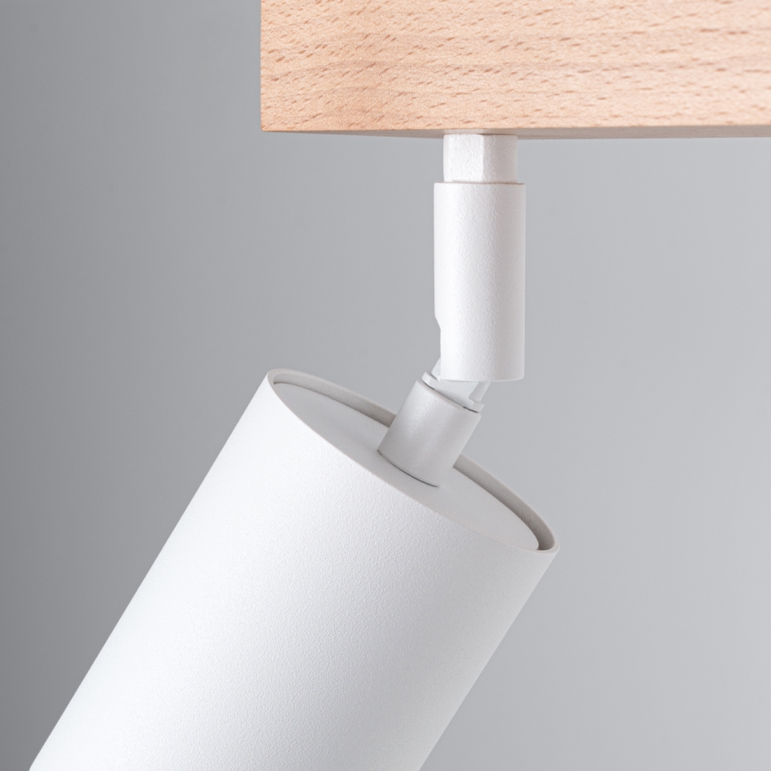 Spotlight VERDO 2xGU10/10W/230V white/beech