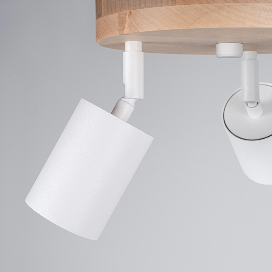Spotlight VERDO 3xGU10/10W/230V white/beech