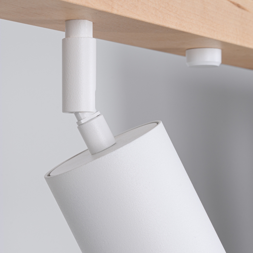 Spotlight VERDO 4xGU10/10W/230V white/beech