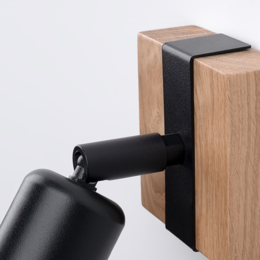 Spotlight ZUCA 1xE27/15W/230V black/oak