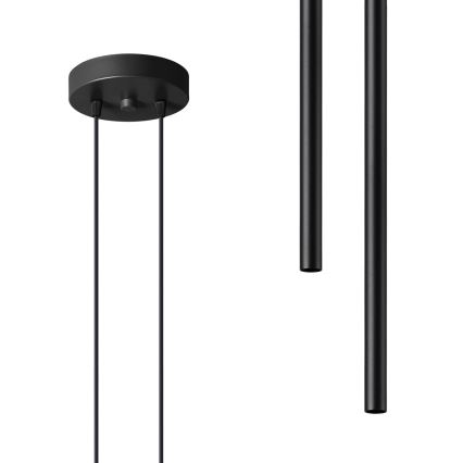 Chandelier on a string PASTELO 2xG9/8W/230V black