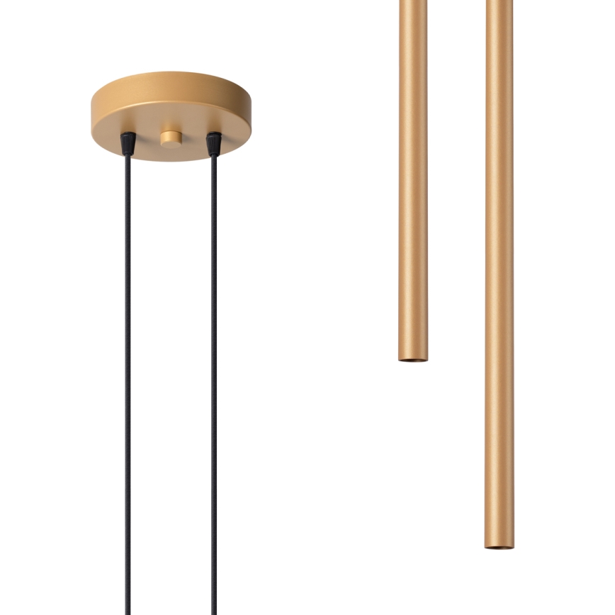 Chandelier on a string PASTELO 2xG9/8W/230V gold