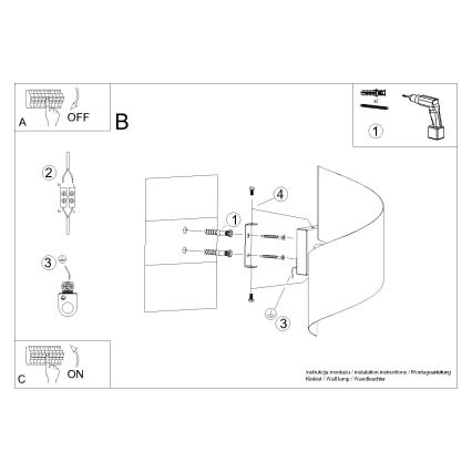 Wall light TALASSA 1xG9/8W/230V white